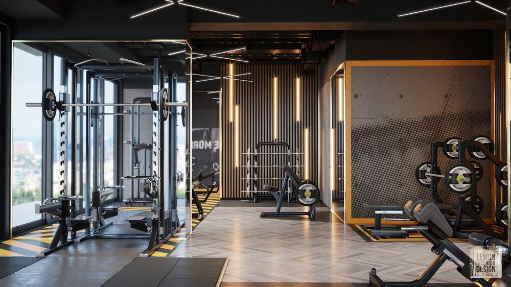 Residential Gym Project - Lemon Interior Design